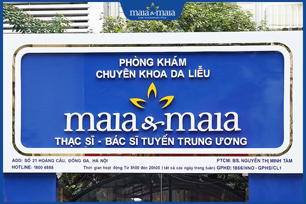 phòng khám da liễu maia