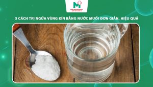 trị ngứa vùng kín bằng nước muối