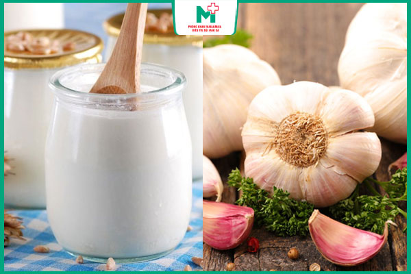 sữa chua và tỏi