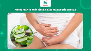 trị ngứa vùng kín bằng nha đam
