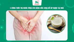 trị ngứa vùng kín bằng sữa chua