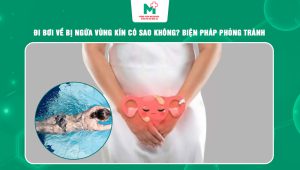 đi bơi về bị ngứa vùng kín
