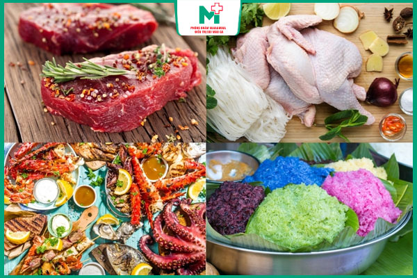 thực phẩm gây sẹo