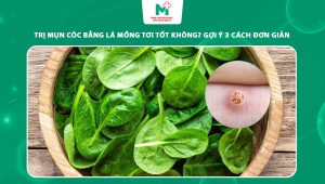 trị mụn cóc bằng lá mồng tơi