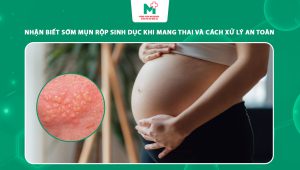 mụn sinh dục khi mang thai